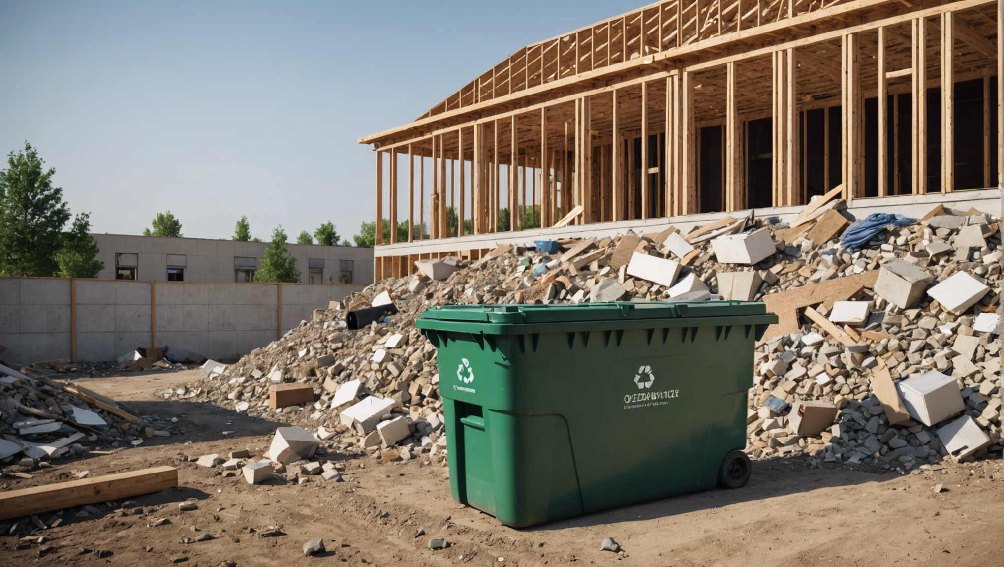 découvrez comment améliorer la gestion des déchets dans la construction d'une maison et contribuer à la préservation de l'environnement.