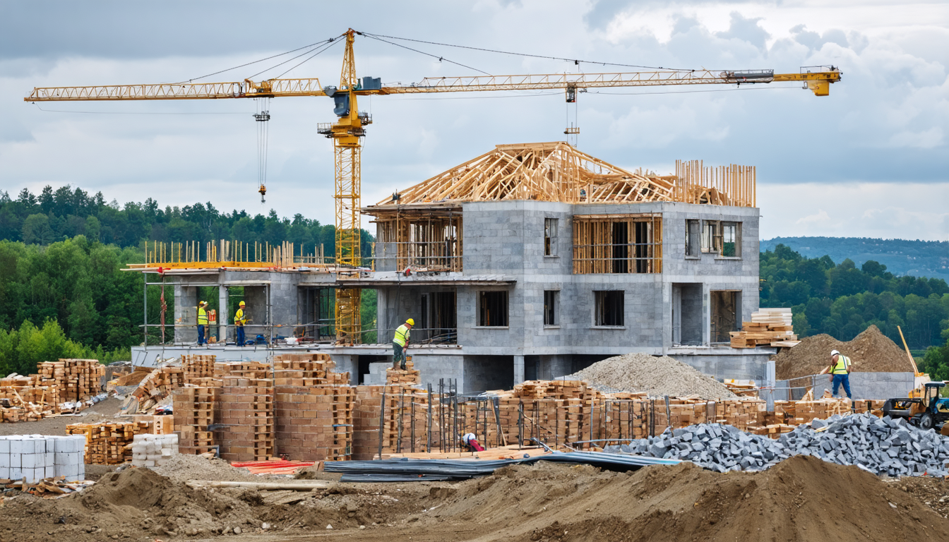 la construction de la grande maison controversée à saint-jeures reprend après sa précédente condamnation. découvrez les enjeux et les réactions face à ce projet qui divise la communauté.